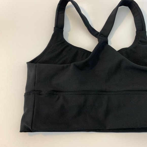 NWOT NATORI Black Impulse Racerback Sports Bra - Picture 11 of 13